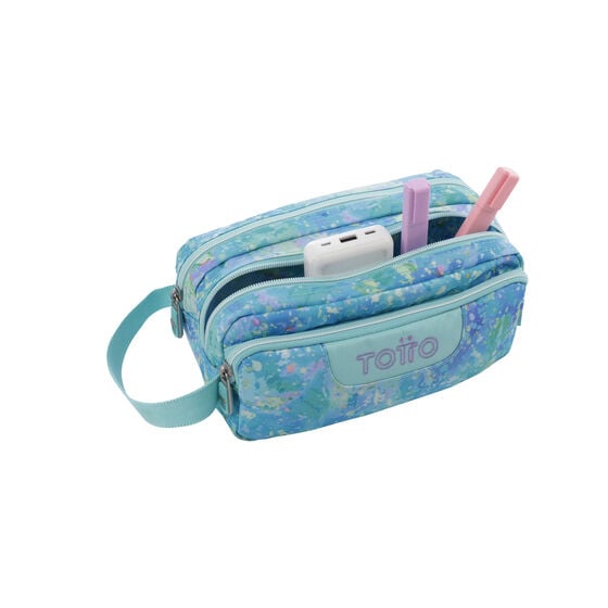 Kit escolar mochila de ruedas + estuche Glitter image number 5